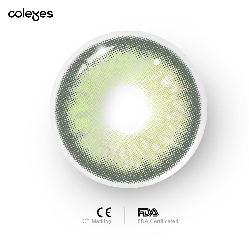 Coleyes Maya Grüne farbige Jahreskontaktlinsen mit Sehstärke - image 16