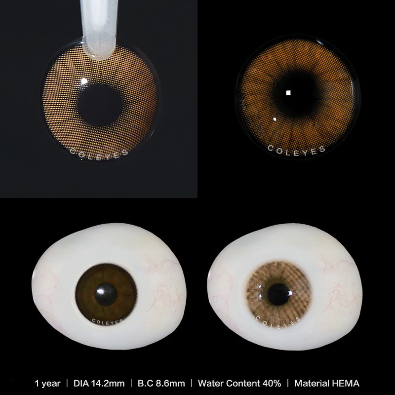 Coleyes Hid Ocre – Farbige Kontaktlinsen mit Sehstärke für das Jahr - image 4