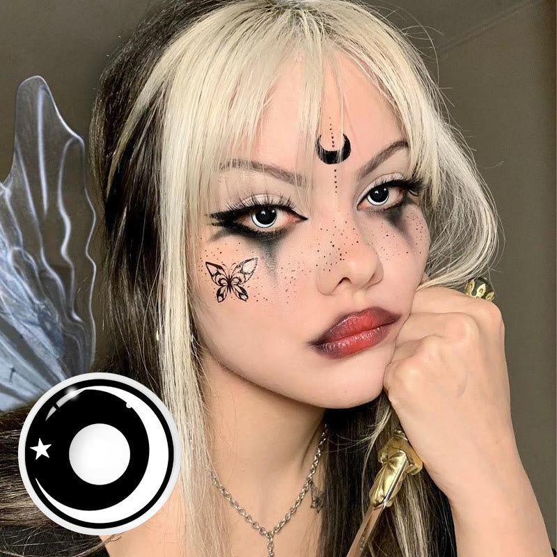 Coleyes Moon Star White Jährliche farbige Cosplay-Kontaktlinsen - image 5