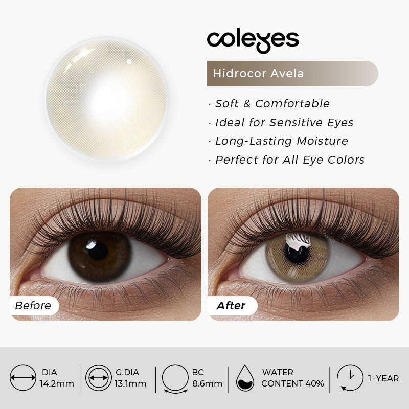 Coleyes Hid Avela farbige Jahreskontaktlinsen mit Sehstärke - image 5