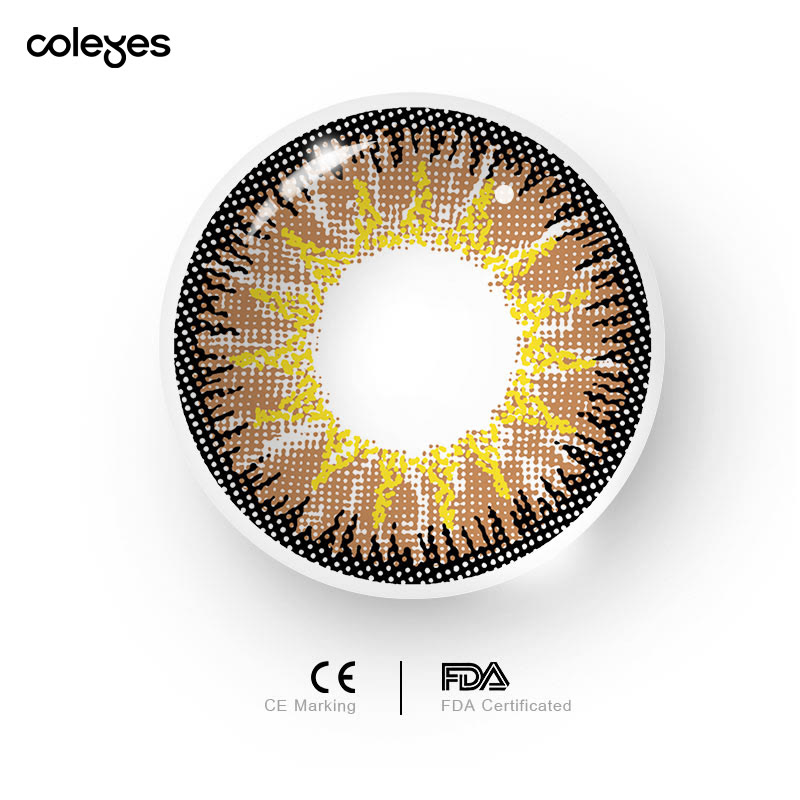 Coleyes Nonno Schokoladenbraune, farbige Cosplay-Kontaktlinsen für das Jahr - image 7