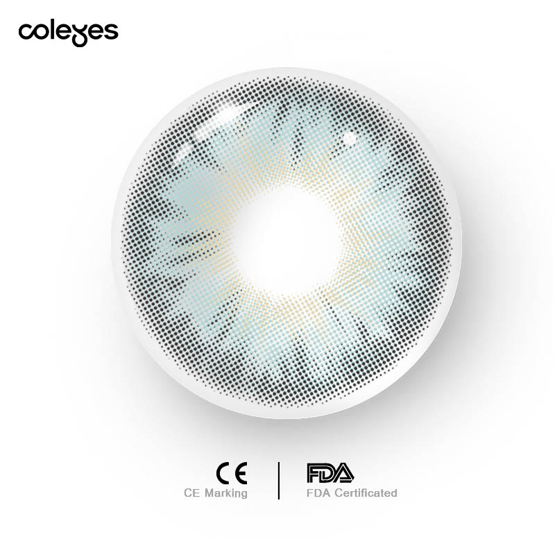 Coleyes Monica Green Kontaktlinsen für große Pupillen, Jahreslinsen - image 6