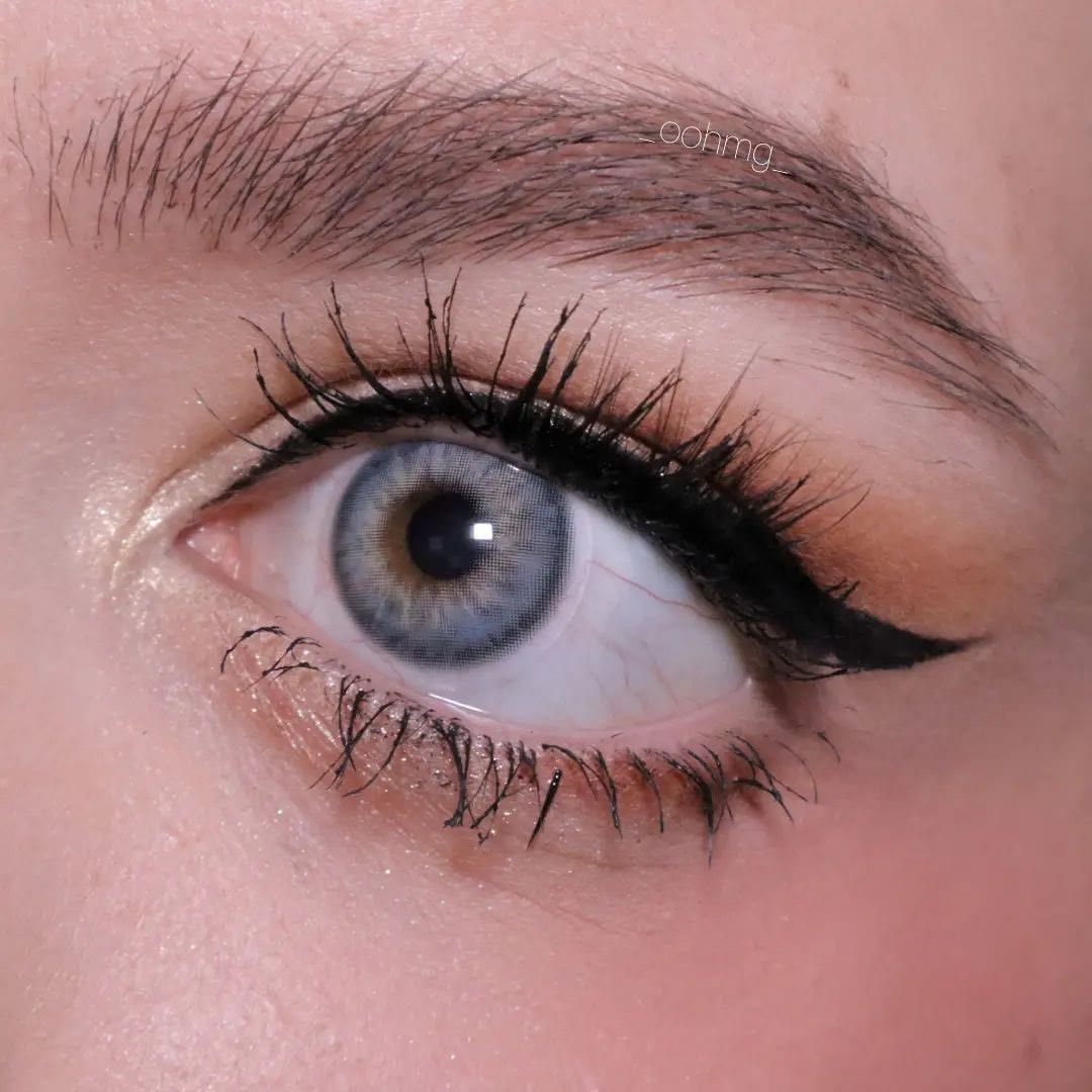 Coleyes Ägäisches Meer Ⅱ Graue farbige Jahreskontaktlinsen mit Sehstärke - image 6