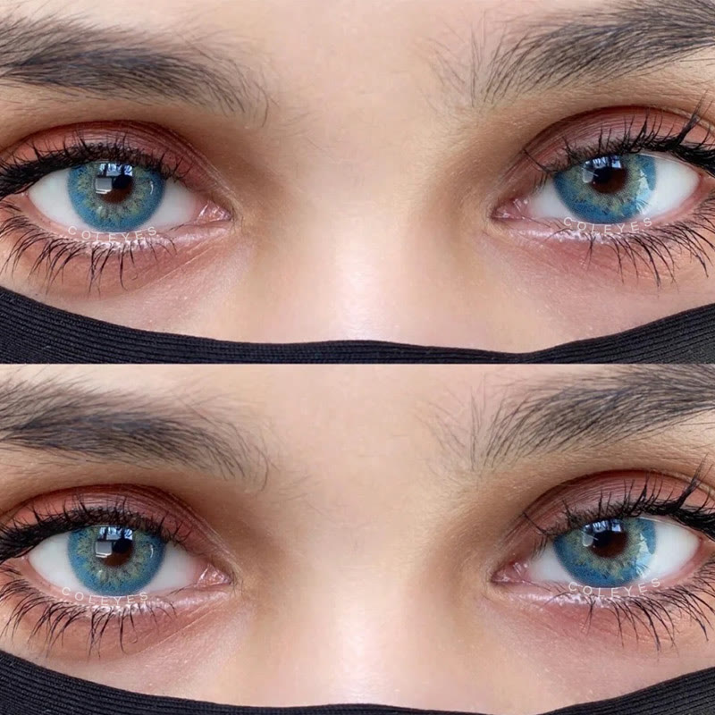 Coleyes Russisch Blaue farbige Jahreskontaktlinsen mit Sehstärke - image 6