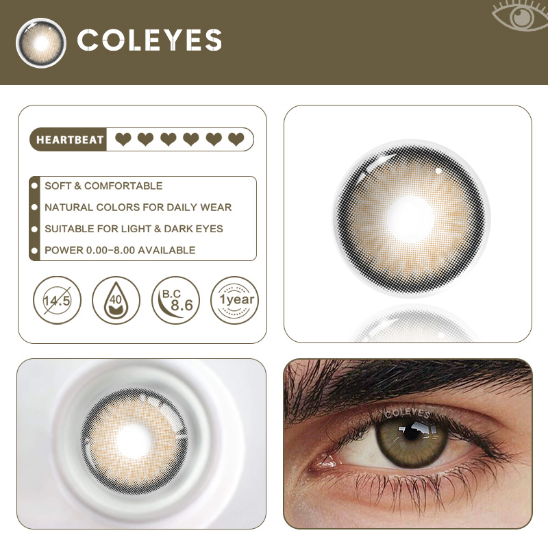Coleyes Norko Braune farbige Kontaktlinsen für Männer - image 7