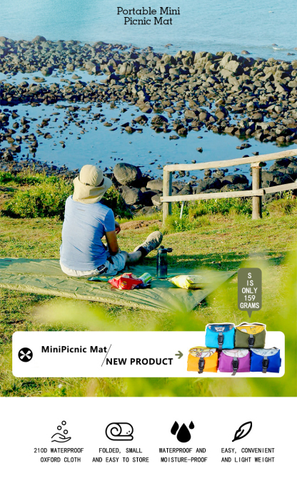 Outdoor portable picnic mat