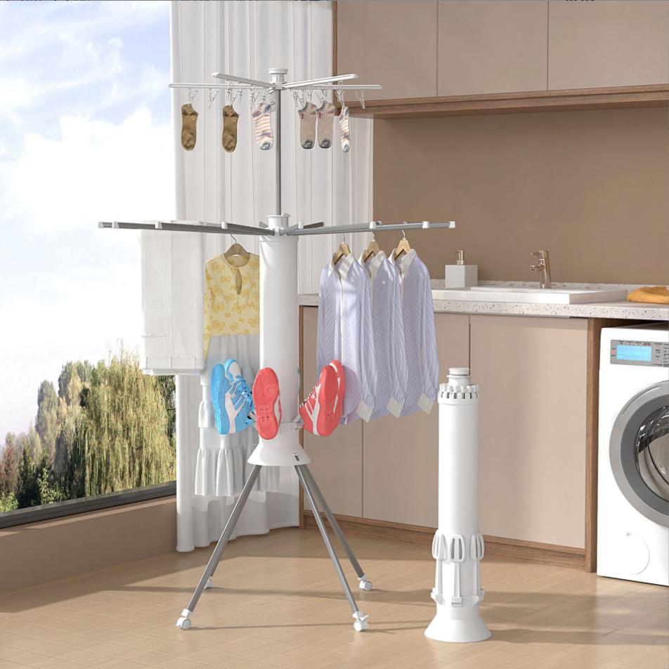 Double Layer Compact Clothes Drying Rack