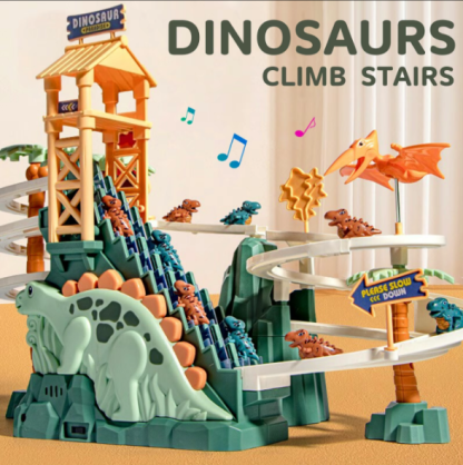 🦖 Large Rotating Dinosaur Adventure Slide Climbing Toy 🦖