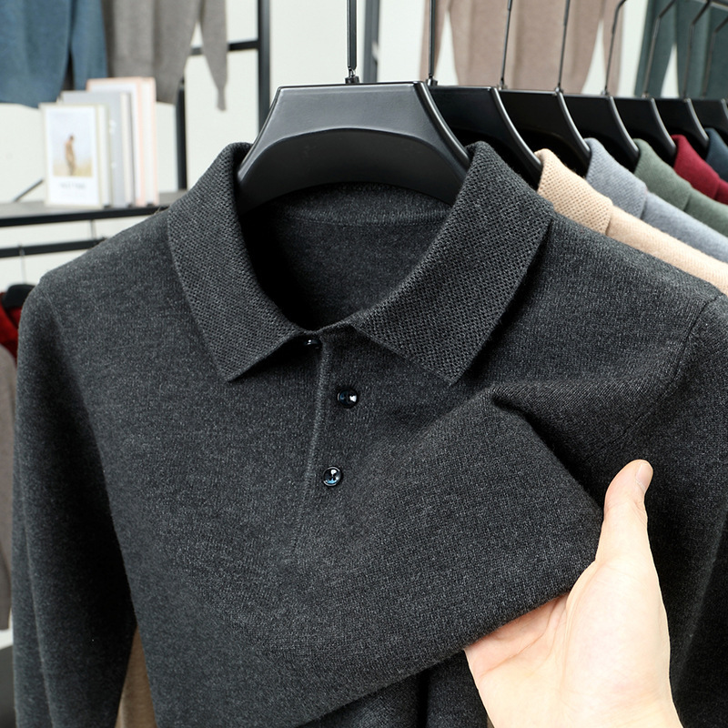 Men's business casual high-end cashmere sweater