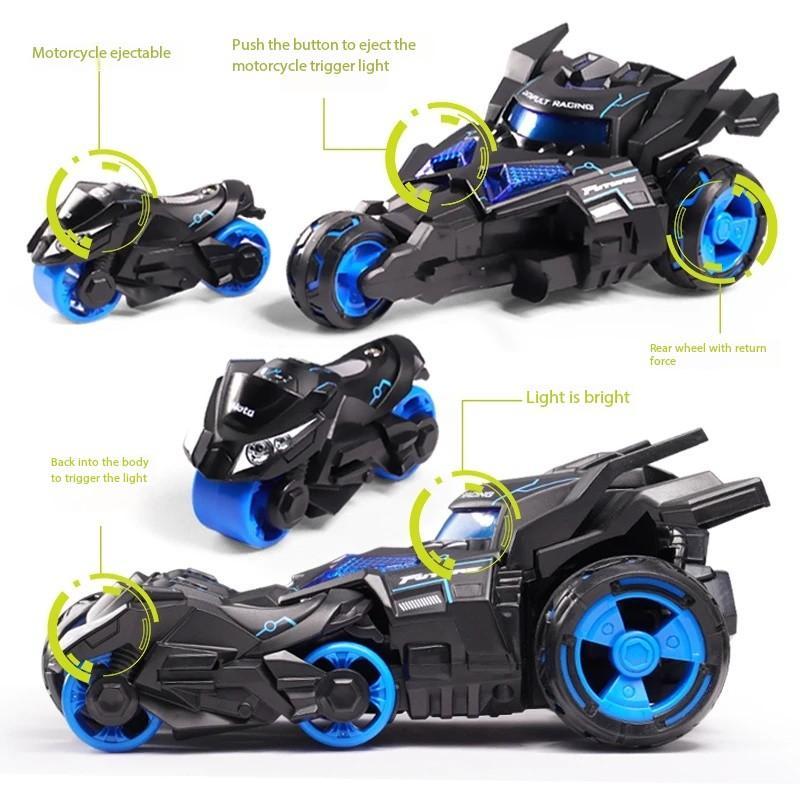 🚗 3-in-1 Pull-Back Racing Car Toy for Kids 🚀