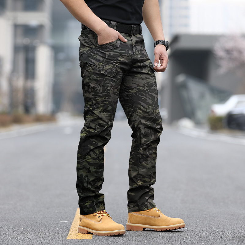 Camouflage Tactical Cargo Pants | Wear Resistant Multi-Pocket Outdoor Trousers