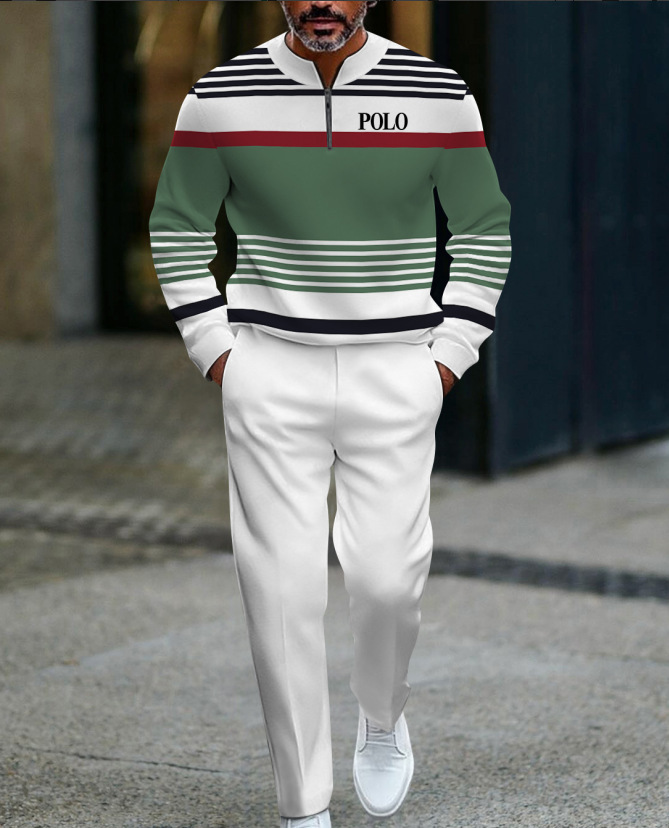 🧢 Men’s Zip Pullover Tracksuit – New Arrival