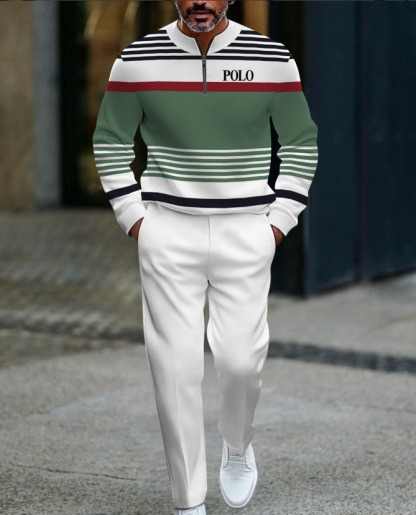 🧢 Men’s Zip Pullover Tracksuit – New Arrival