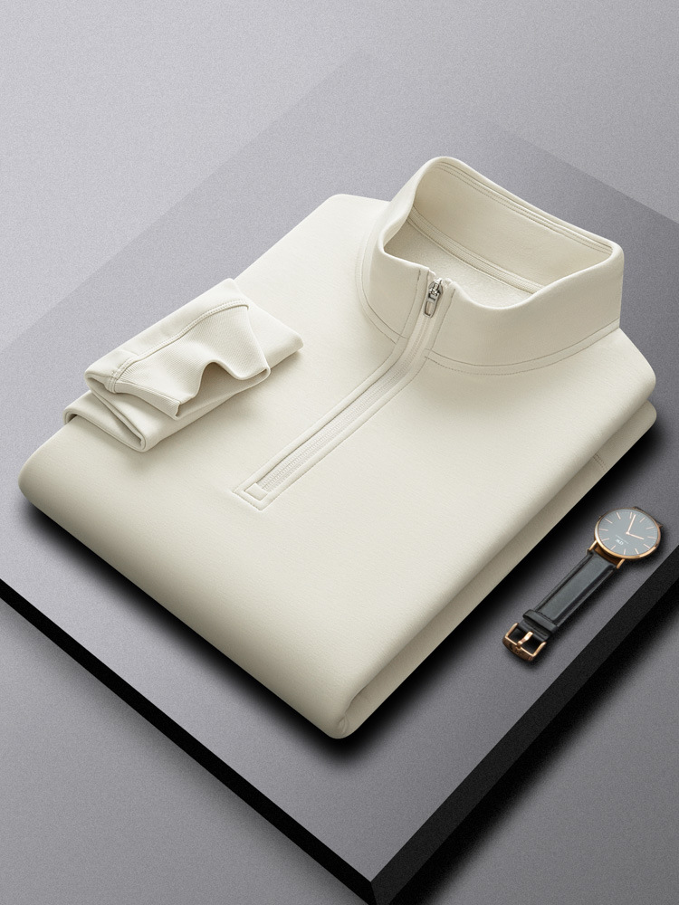 🔥 Men’s Wrinkle-Free Half-Zip Sweatshirt — Soft, Sleek & Sophisticated 🔥