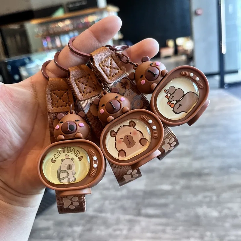 Cute Capybara Glowing TV Pendant