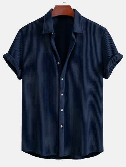 Waffle Button Up Shirt