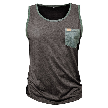 Men's Sleeveless Graphic Workout Tank Top