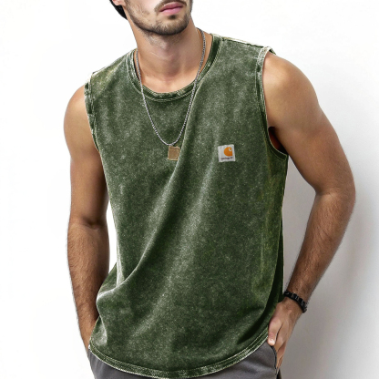 Men's Fashion Water Cotton Wear-resistant Summer Sleeveless Tank