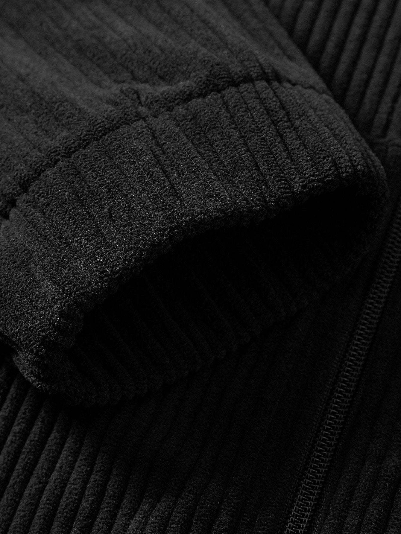 Corduroy Zip-Up Hoodie & Corduroy Jogger Pants