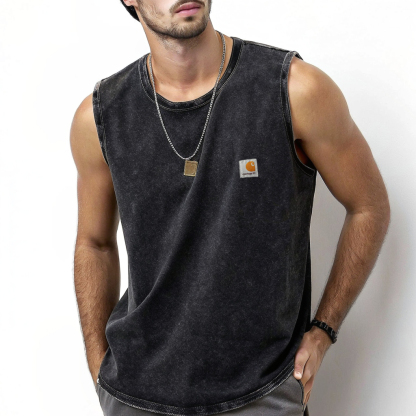 Men's Fashion Water Cotton Wear-resistant Summer Sleeveless Tank