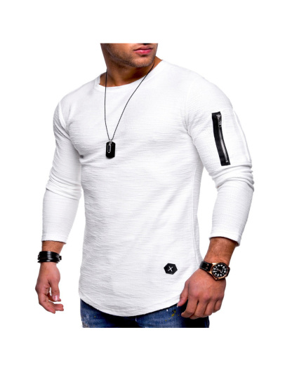 Zachary Solid Color T-shirt