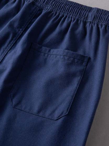 Straight Leg Linen Pants