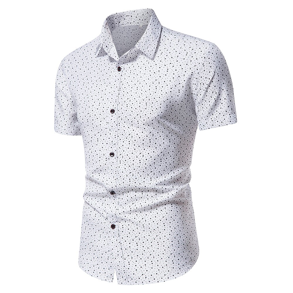 Men's Shirt Graphic Classic Collar Casual Daily Short Sleeve Tops