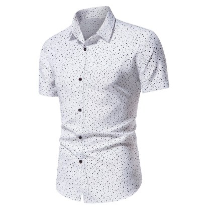 Men's Shirt Graphic Classic Collar Casual Daily Short Sleeve Tops
