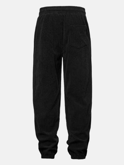 Corduroy Zip-Up Hoodie & Corduroy Jogger Pants