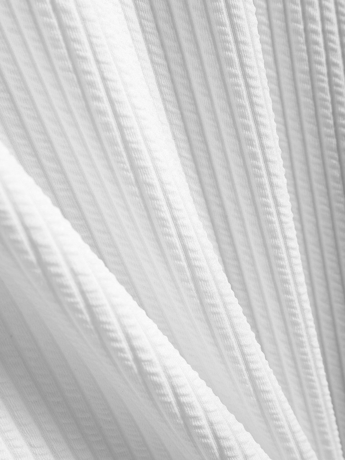 Muscle Fit Ribbed Stand Collar Shirt & Straight Leg Ribbed Pants