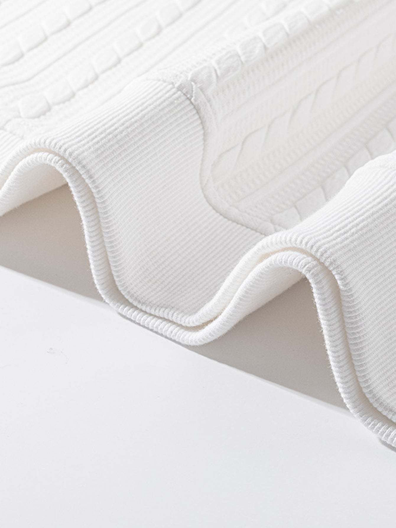 Relax Fit Twist Jacquard Crew Neck Sweatshirt & Twisted Jacquard Straight Leg Pants