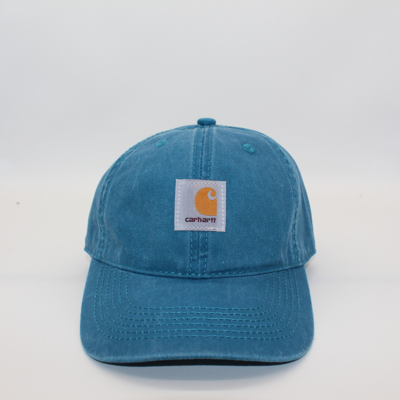 Washed Old Neutral Baseball Cap Soft Top Curved Along Cap