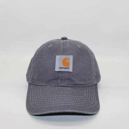 Washed Old Neutral Baseball Cap Soft Top Curved Along Cap