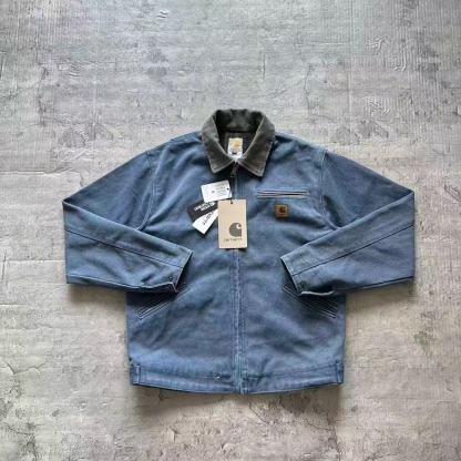 J97 jacket, vintage lapel, distressed zipper jacket for men and women