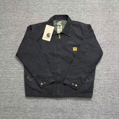 J97 jacket, vintage lapel, distressed zipper jacket for men and women