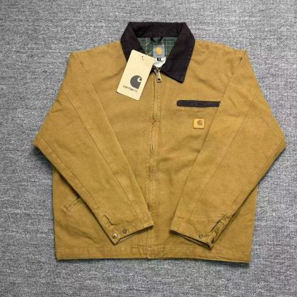 J97 jacket, vintage lapel, distressed zipper jacket for men and women