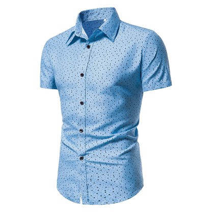 Men's Shirt Graphic Classic Collar Casual Daily Short Sleeve Tops