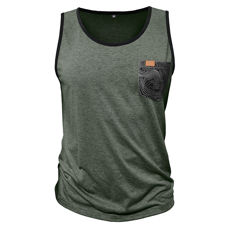 Men's Sleeveless Graphic Workout Tank Top