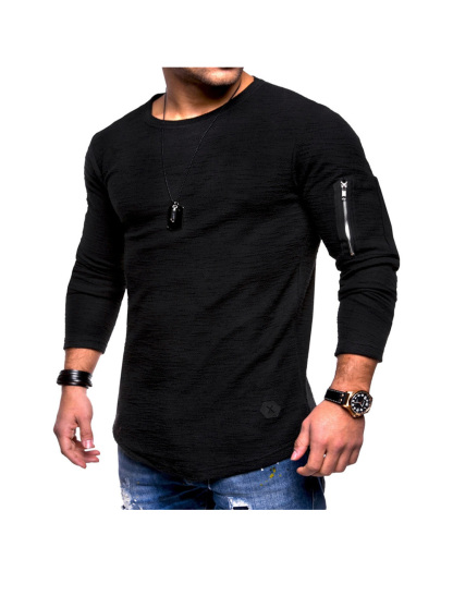 Zachary Solid Color T-shirt