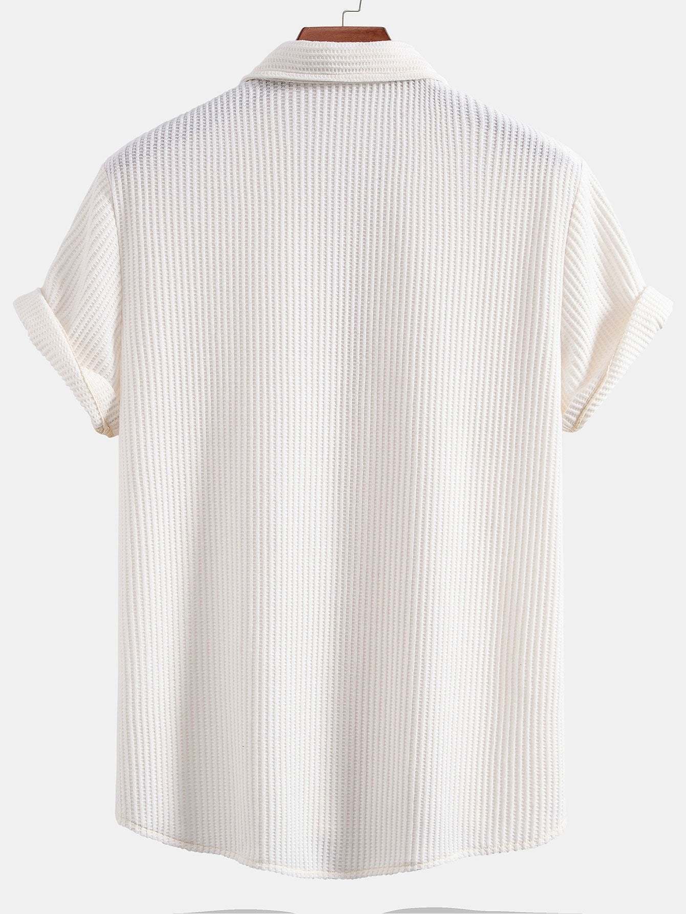 Waffle Button Up Shirt