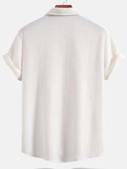 Waffle Button Up Shirt