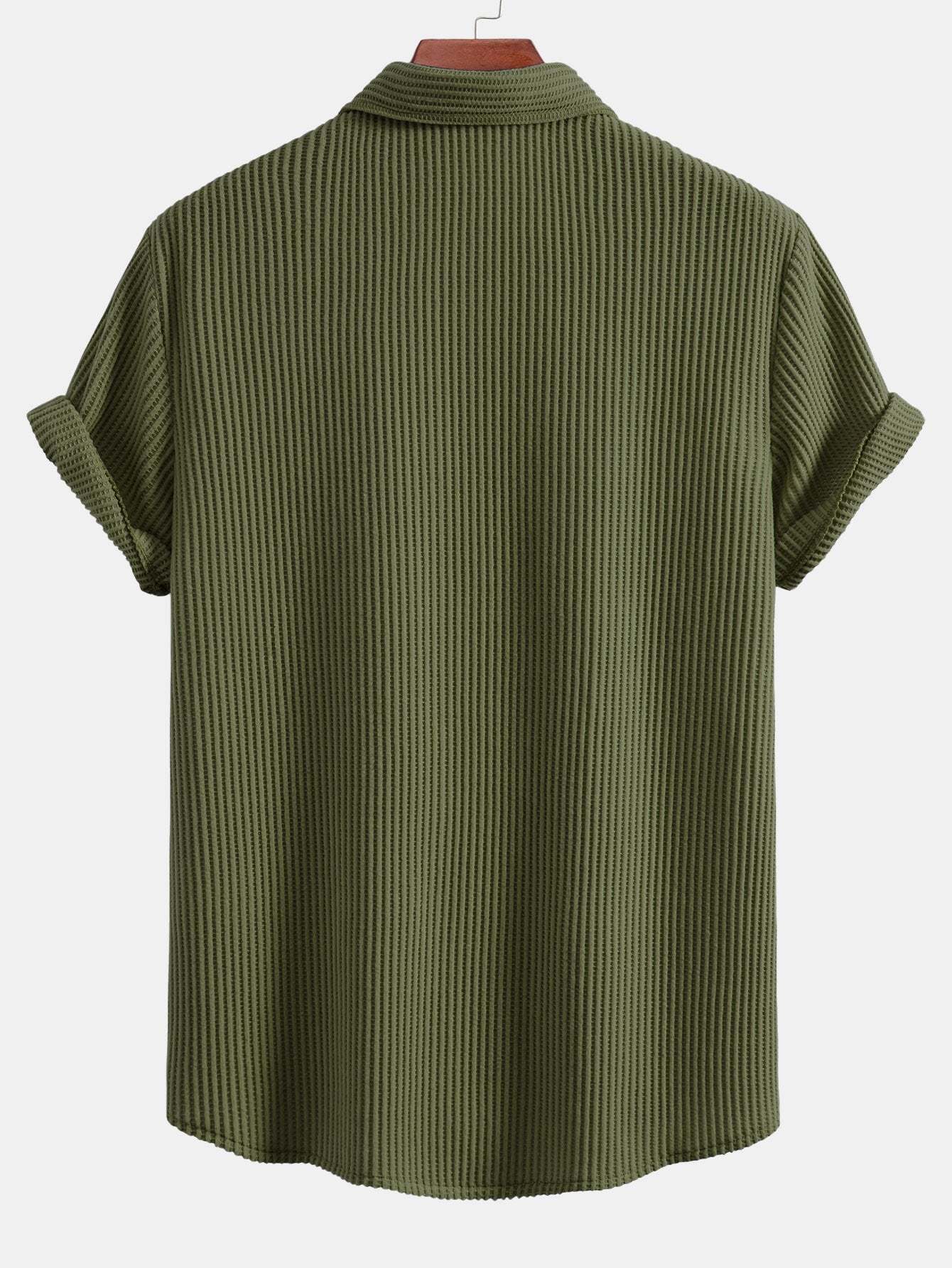 Waffle Button Up Shirt