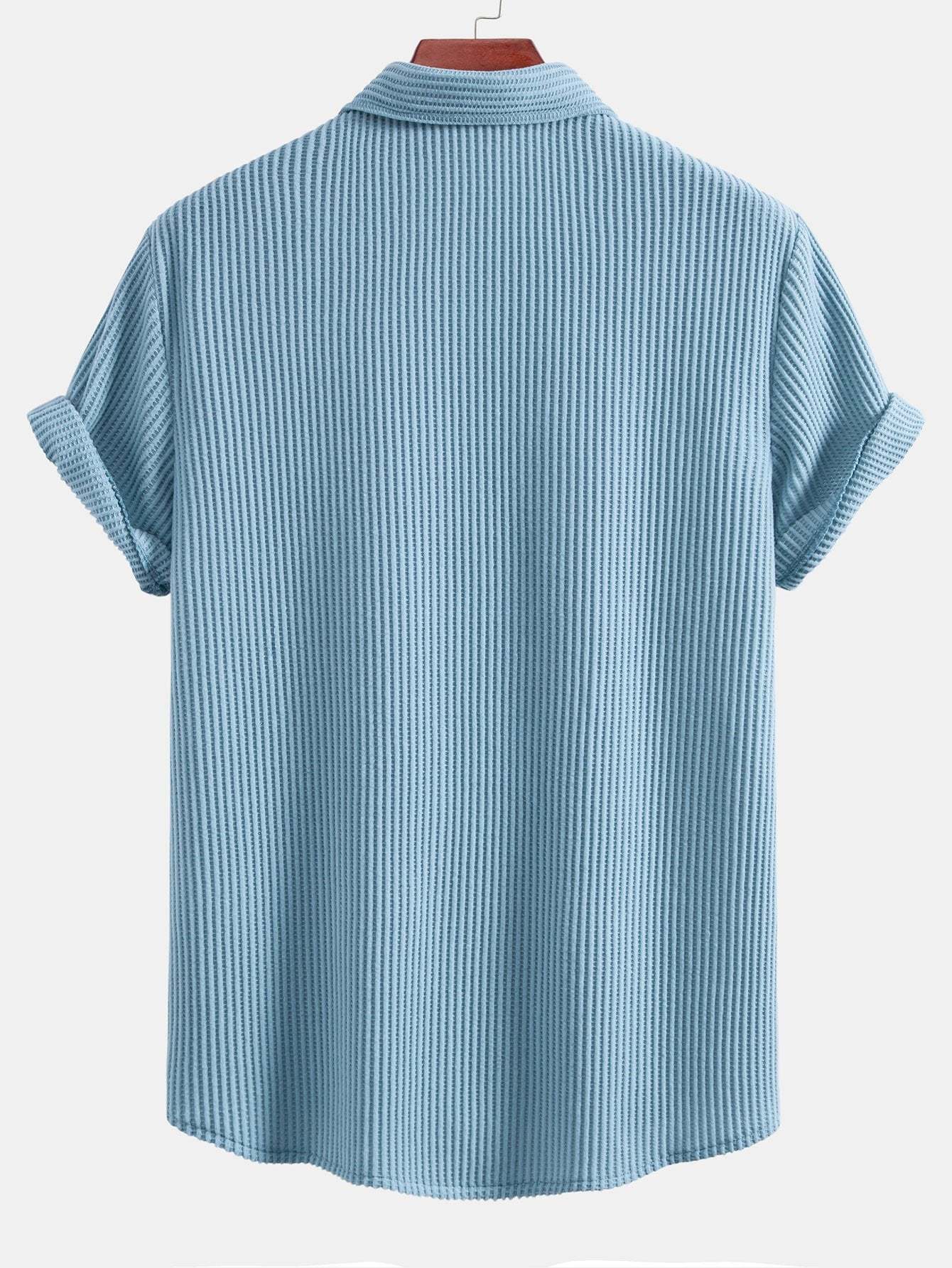 Waffle Button Up Shirt