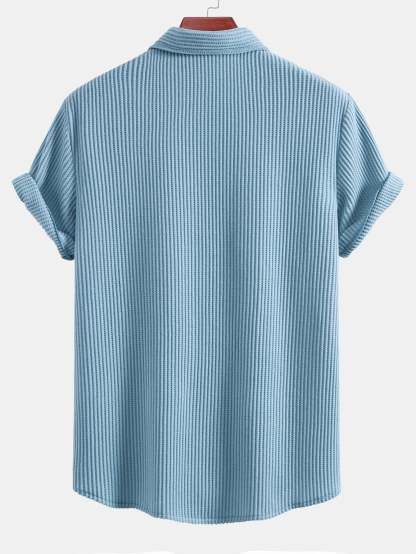 Waffle Button Up Shirt