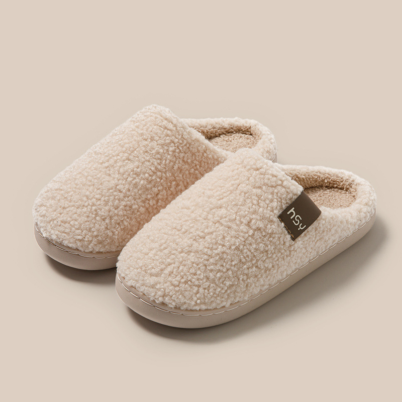 Women's Fuzzy Slip-on Slippers Warm Cozy Soft Lightweight Memory Foam Indoor House Shoes  ( BUY 2 FREE SHIPPING )