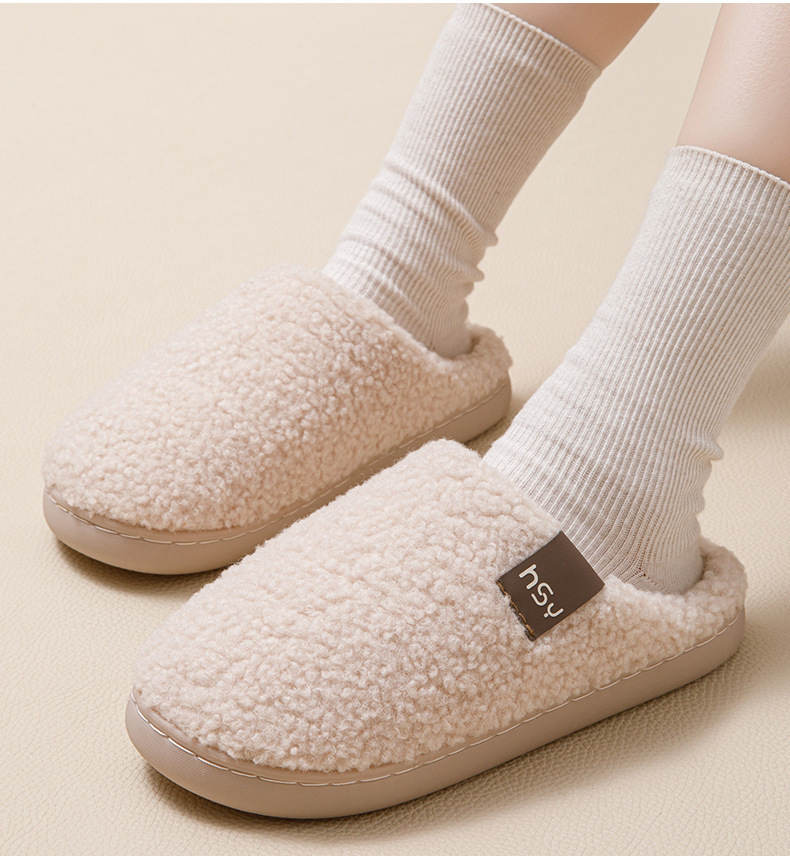 Women's Fuzzy Slip-on Slippers Warm Cozy Soft Lightweight Memory Foam Indoor House Shoes  ( BUY 2 FREE SHIPPING )