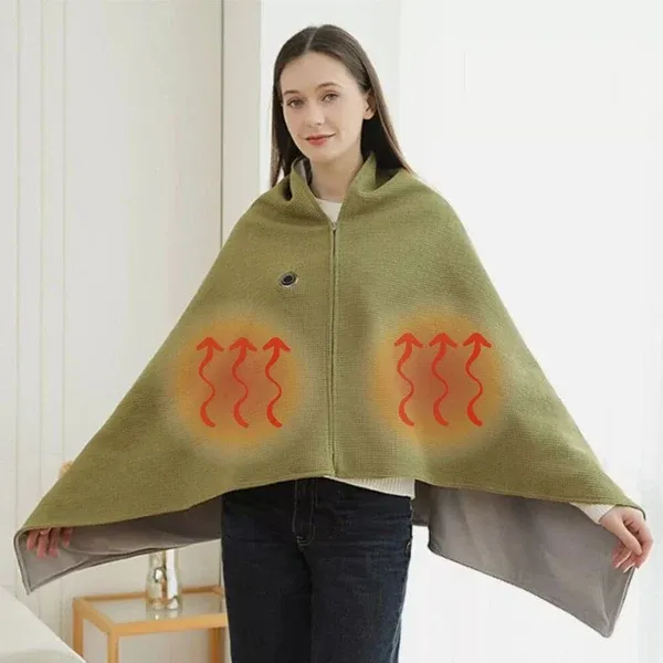 🔥 Electric Heated Shawl Blanket for You– Cozy Warmth & Comfort 🧣✨