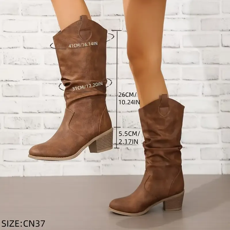 Women's Stylish Western Cowboy Boots