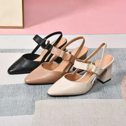 Orthopedic Comfort Heeled Shoes