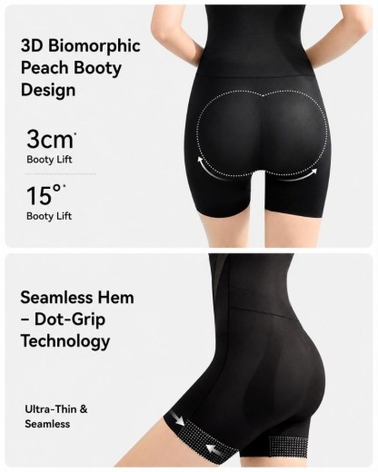 Pay 1 Get 3 - Cooling Tummy Control Butt-Lift Shapewear Bodysuit